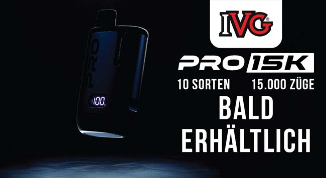 15K Vape IVG Pro IVG Pro mit 15K Zügen