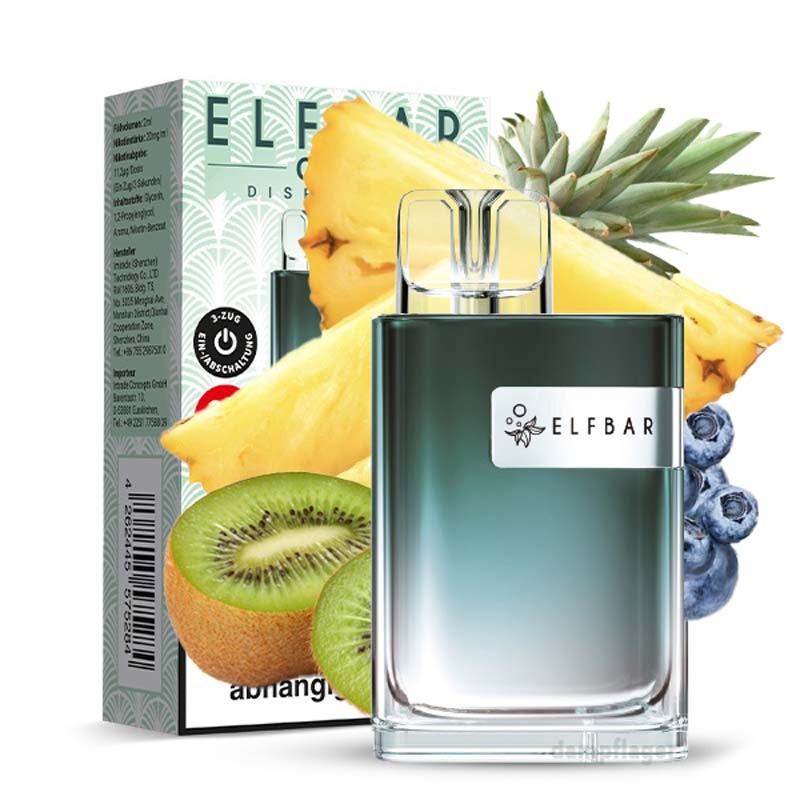 Elfbar Crystal CR600 Vape - Pineapple Blueberry Kiwi