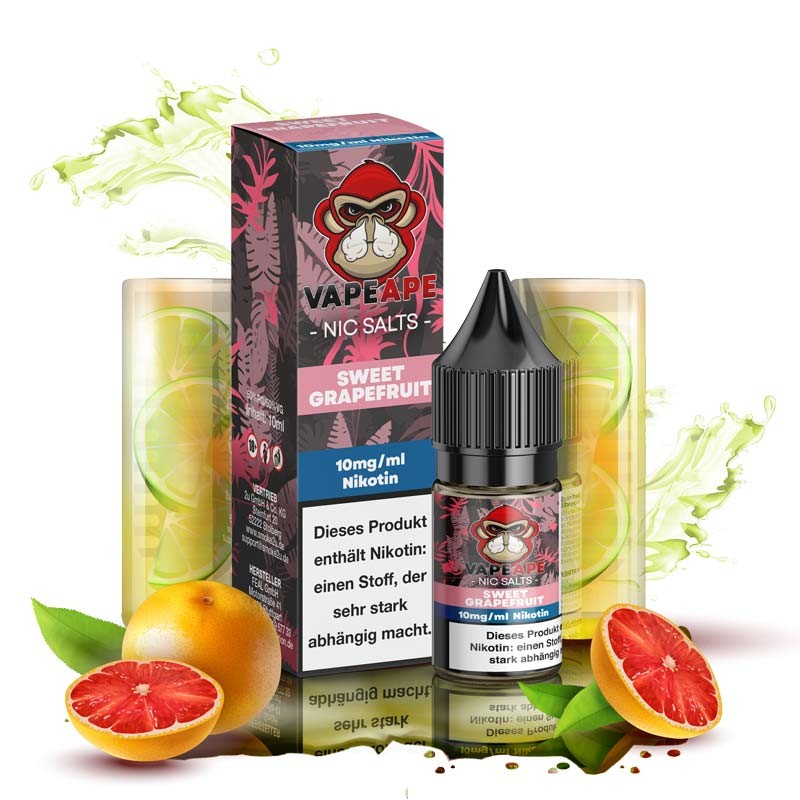 VapeApe Nikotinsalz Liquid sweet_grapefruit