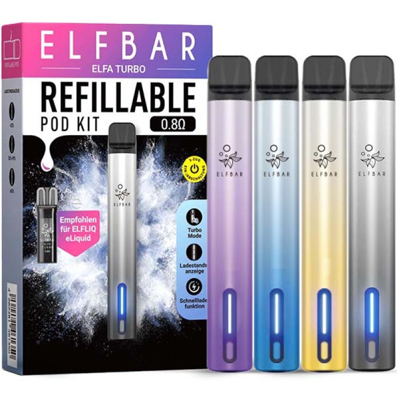 Elfbar Elfa Turbo Kit - Alle Farben