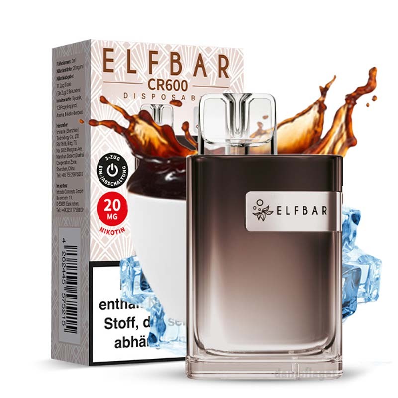 Elfbar Crystal CR600 Vape - Classic Ice Coffee