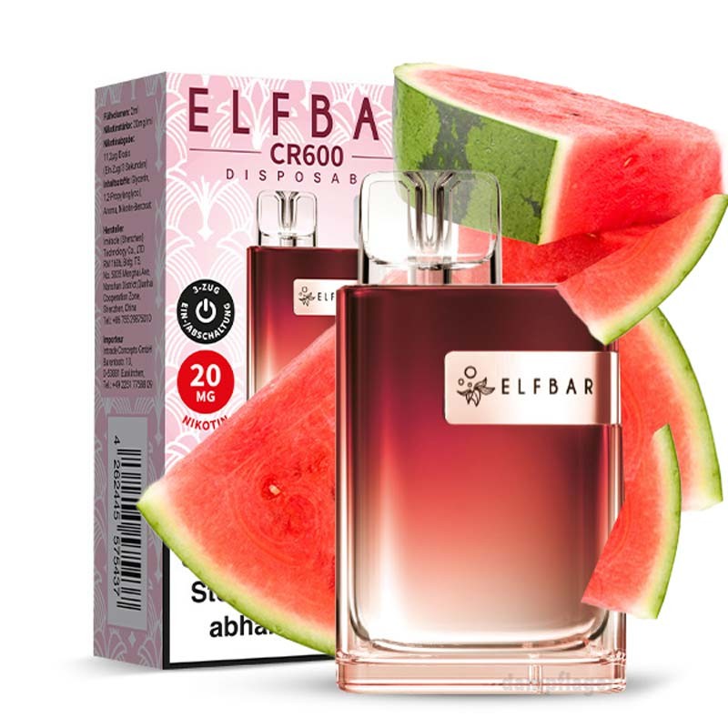 Elfbar Crystal CR600 Vape - Watermelon