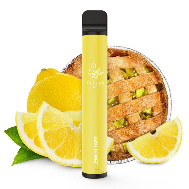 Elf Bar 600 - Lemon Tart 20mg NicSalt E-Zigarette 600 Züge