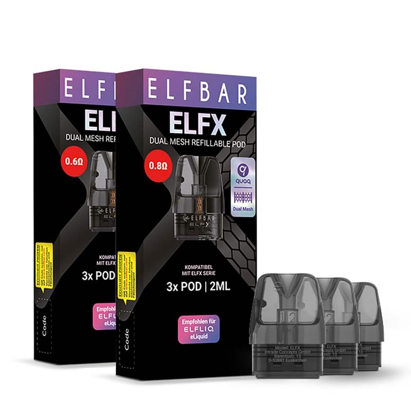 Elfbar Elfx Dual Mesh Refillable Pods