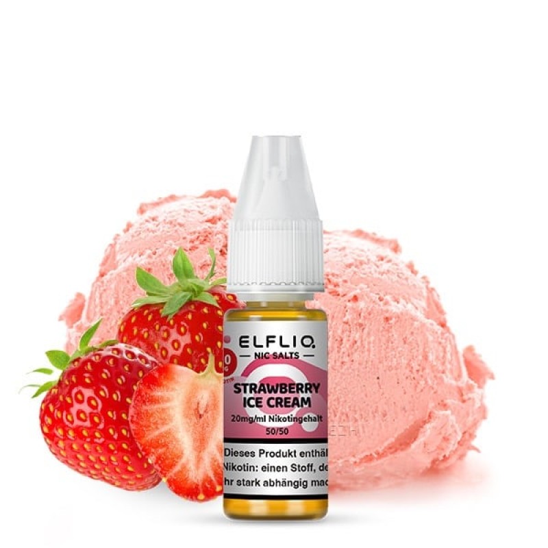 Elfliq Elfbar Liquid Strawberry Ice Cream