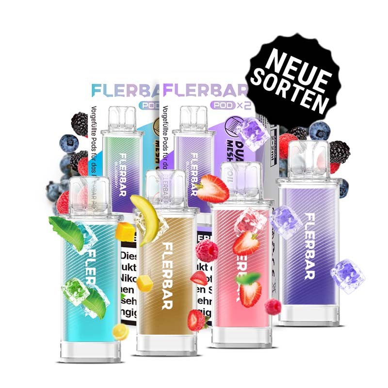 Flerbar Pod 20mg - Neue Sorten