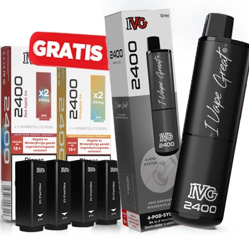 Prefilled Pods für das 4 in 1 System IVG 2400