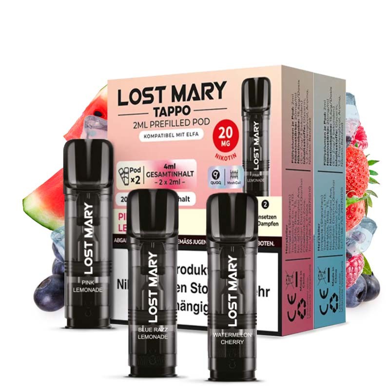 Lost Mary Tappo Pods - Alle Sorten