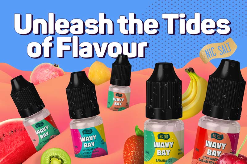 Die neue Liquid Serie von Twelve Monkeys - Wavy Bay Nic Salt